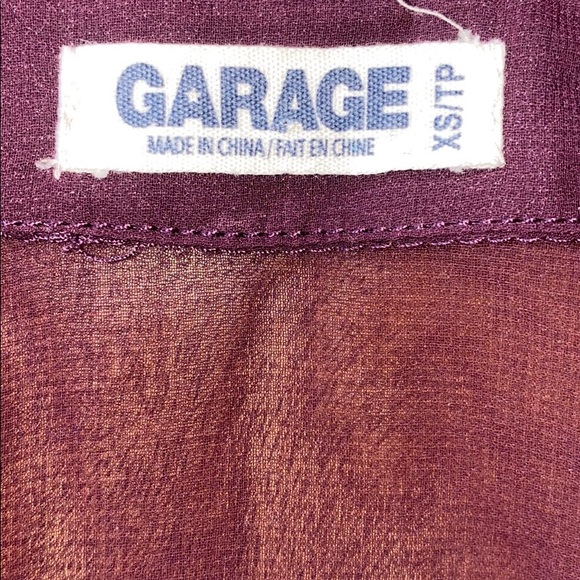 ✨ GARAGE Purple Blouse - Picture 5 of 5